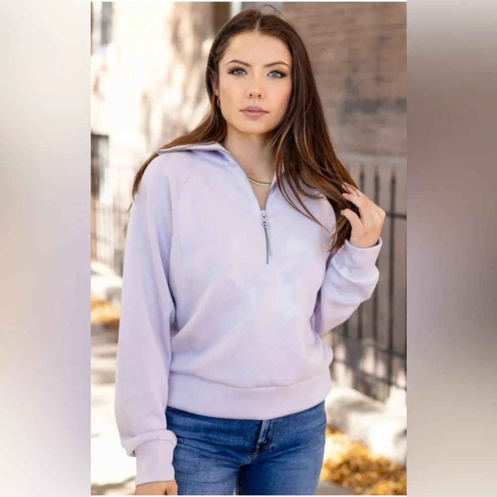 SPANX AirEssentials® Half Zip Sweater - Picture 1 of 4